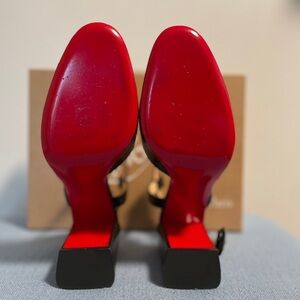 Christian Louboutin Alina Leather Slingback Pumps 85